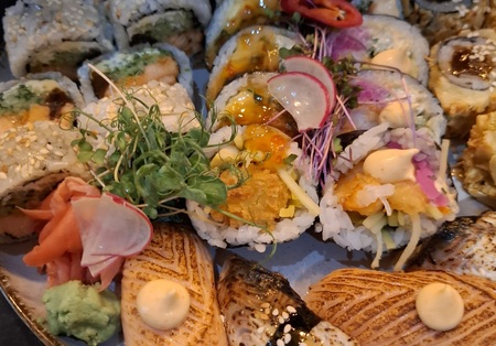 Fresh Yuzu sushi — rolls and sashimi from Gdynia